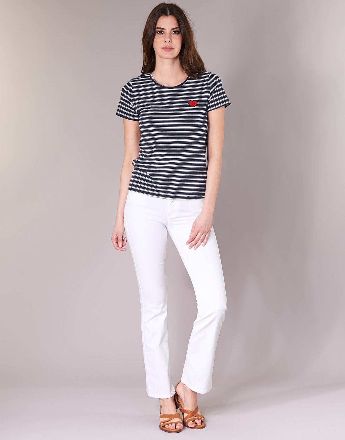 Jeans Bootcut Donna Moony Mood IALOLAO Bianco