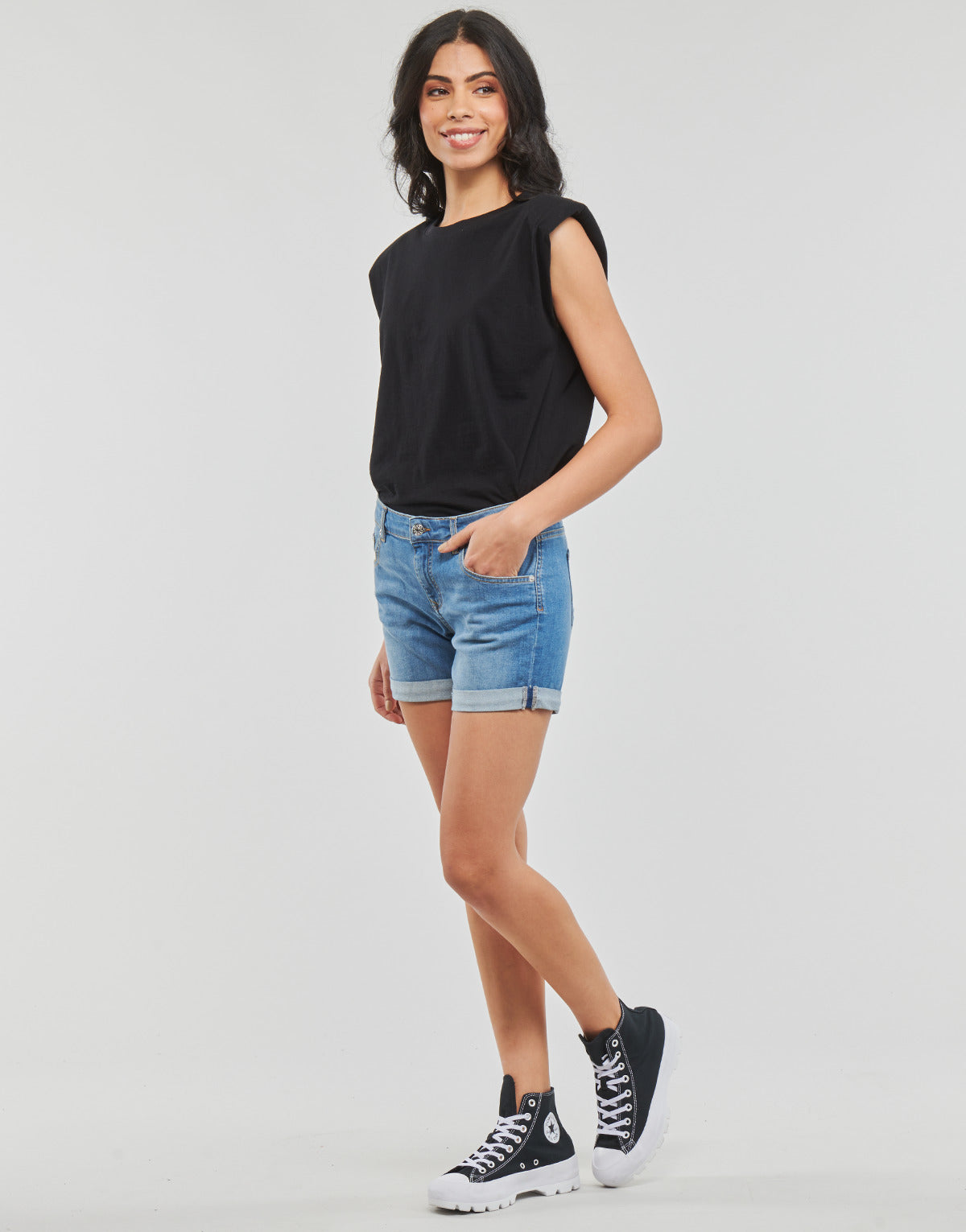 Shorts Donna Moony Mood INYUTE Blu