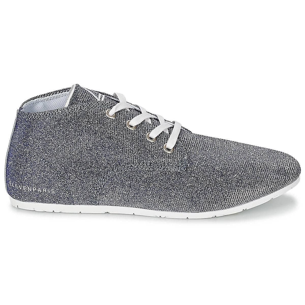 Sneakers basse Donna Eleven Paris BASGLITTER Argento
