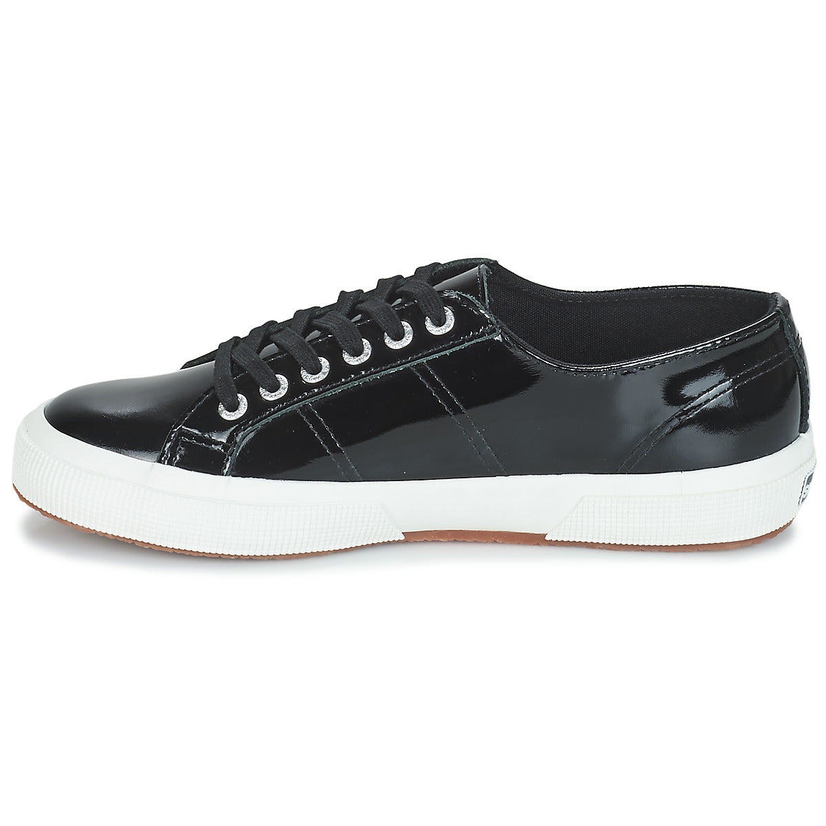 Sneakers basse Donna Superga 2750-LEAPATENTW Nero