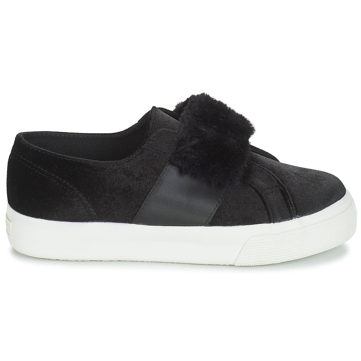 Sneakers basse Donna Superga 2750-LEAPATENTW Nero
