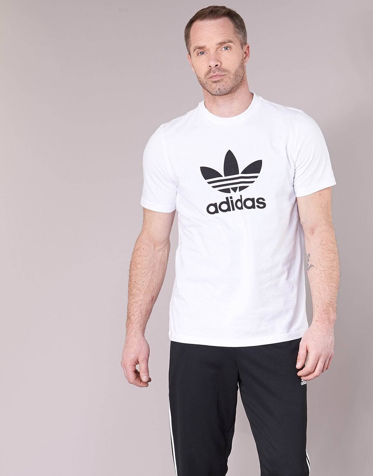 T-shirt Uomo adidas TREFOIL T-SHIRT Bianco