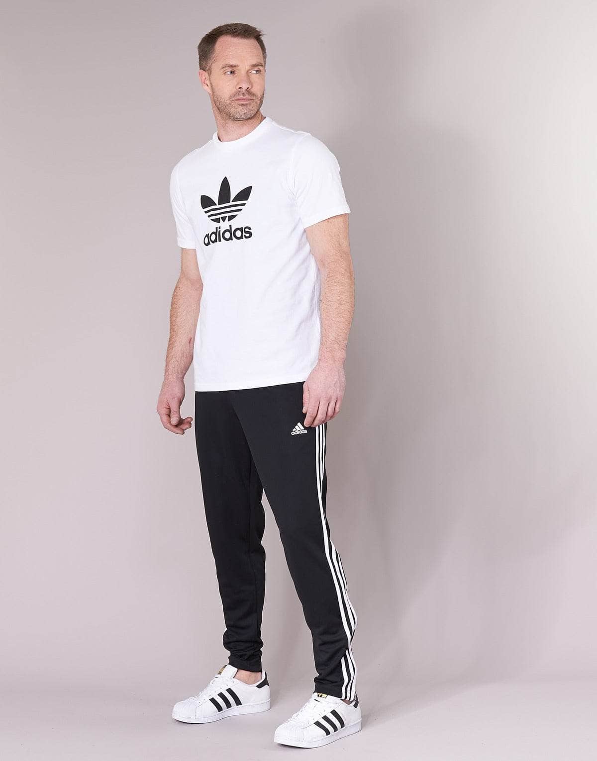 T-shirt Uomo adidas TREFOIL T-SHIRT Bianco