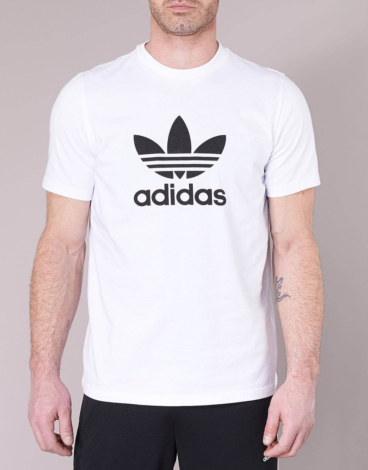 T-shirt Uomo adidas TREFOIL T-SHIRT Bianco