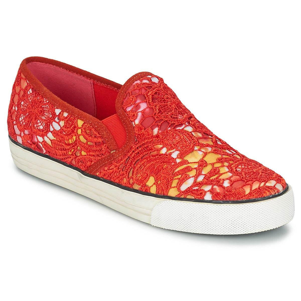 Scarpe Donna Colors of California LACE SLIP Rosso