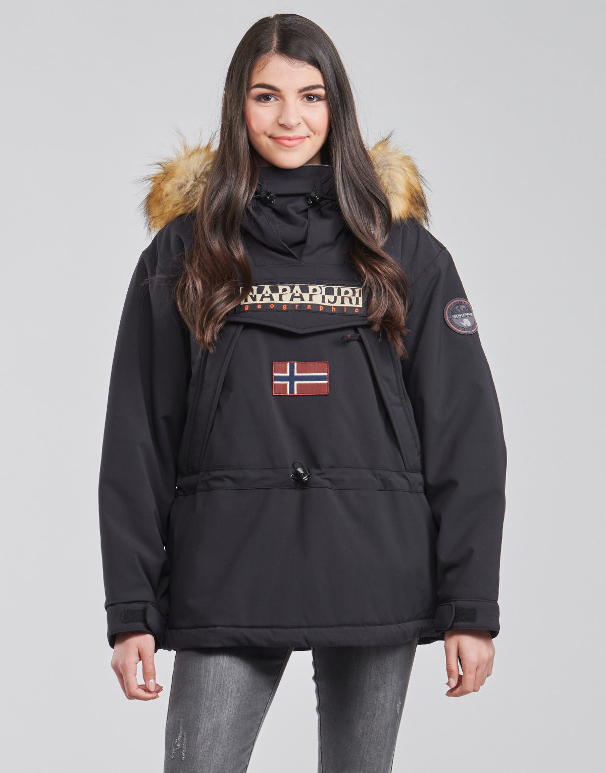 Parka Donna Napapijri SKIDOO Nero