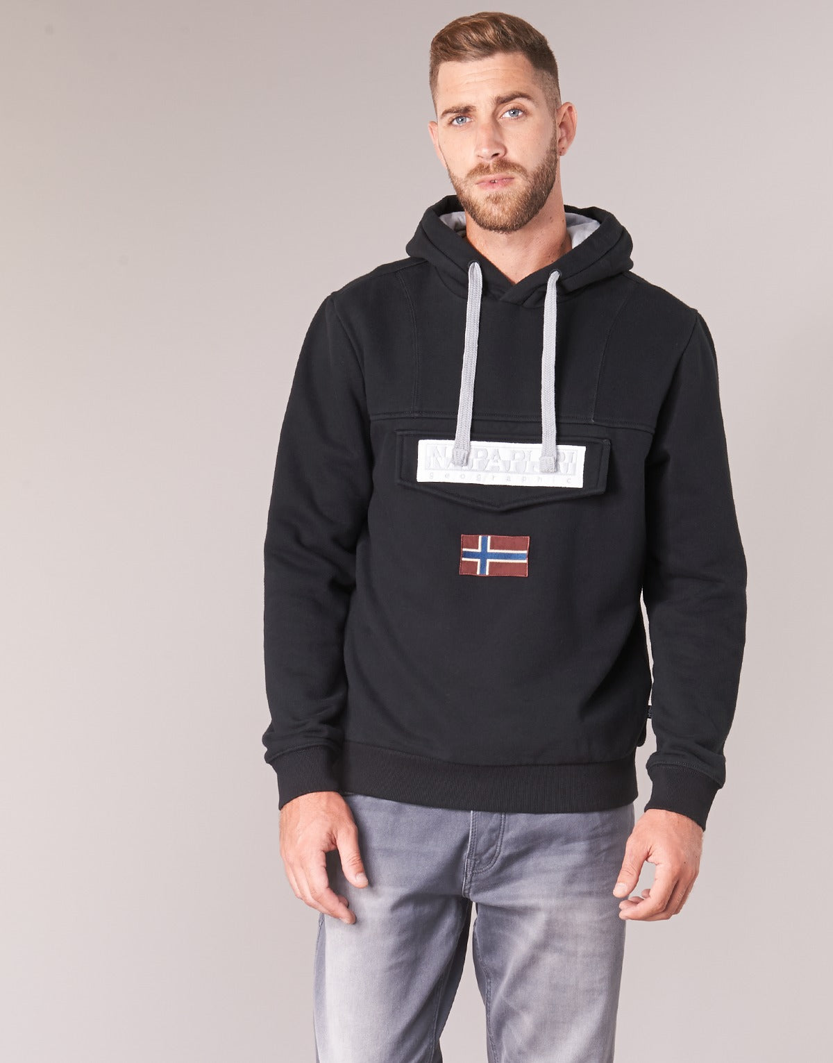 Felpa Uomo Napapijri BURGEE Nero