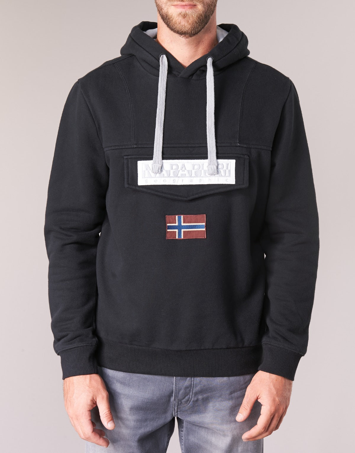 Felpa Uomo Napapijri BURGEE Nero