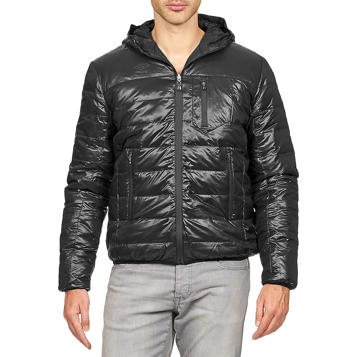 Piumino Uomo Umbro DIAMOND-DOUDOUNE-NOIR-SCHISTE Nero