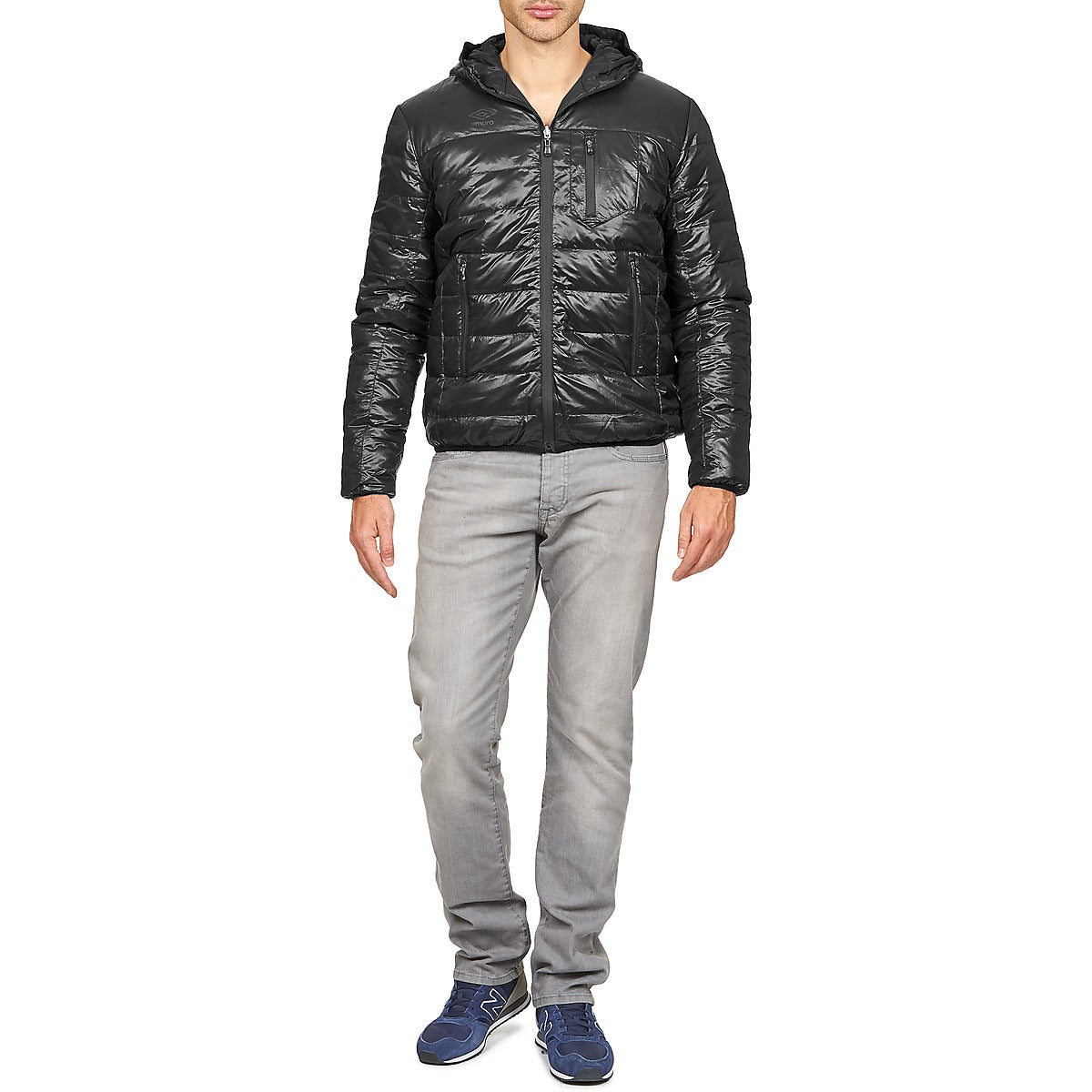 Piumino Uomo Umbro DIAMOND-DOUDOUNE-NOIR-SCHISTE Nero