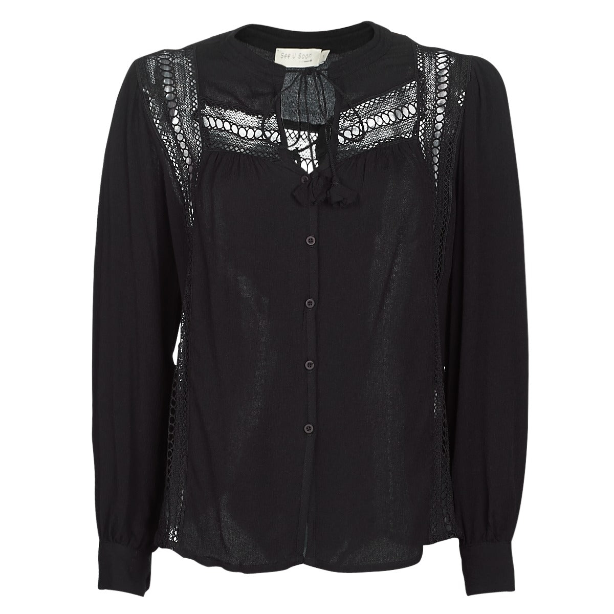 Camicetta Donna See U Soon TARA Nero