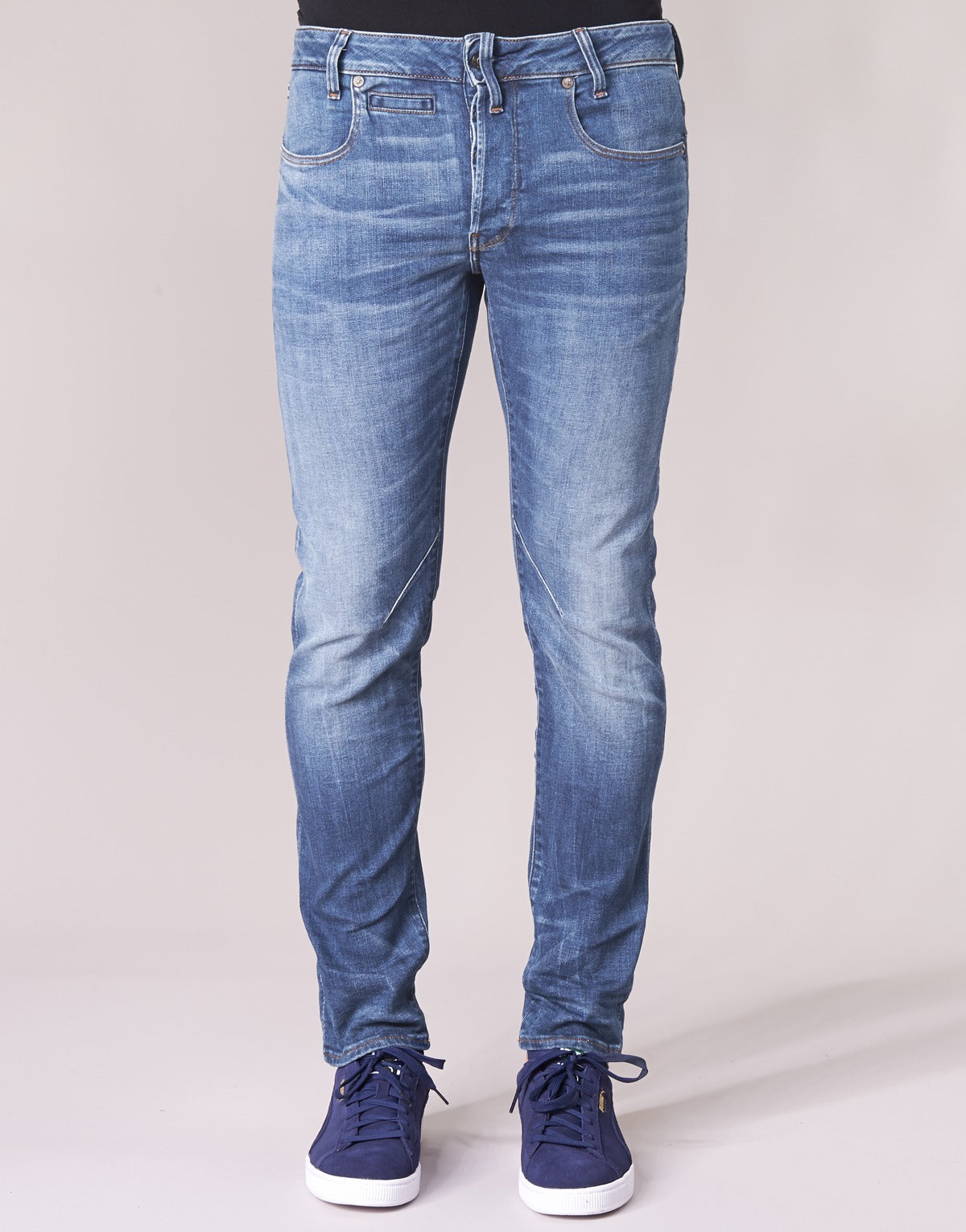 Jeans Slim Uomo G-Star Raw D-STAQ 5-PKT SLIM Blu
