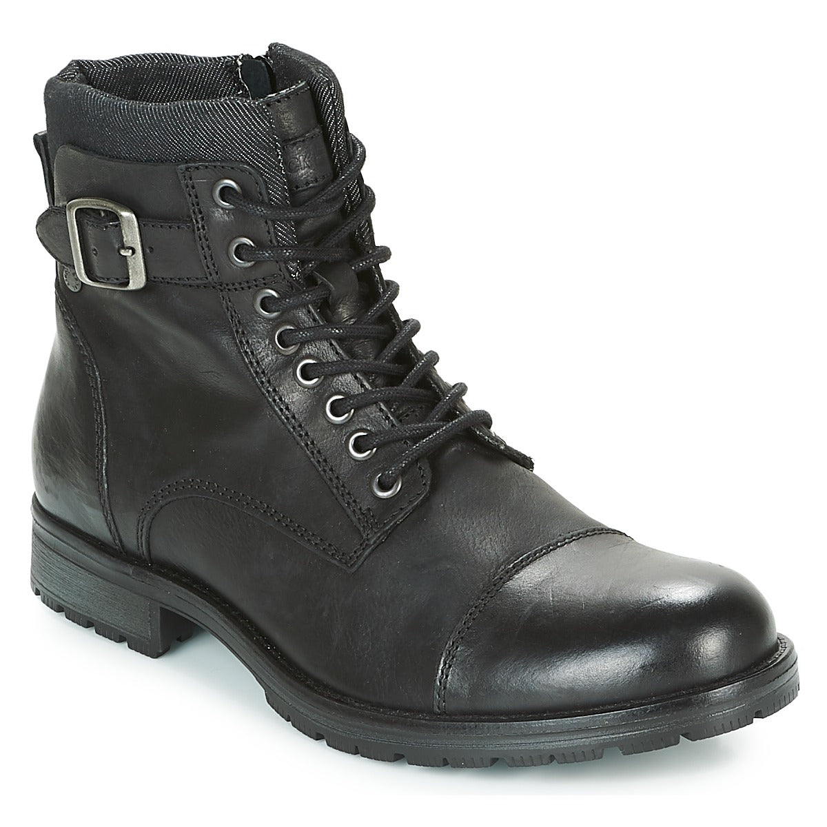 Stivaletti Uomo Jack & Jones ALBANY LEATHER Nero