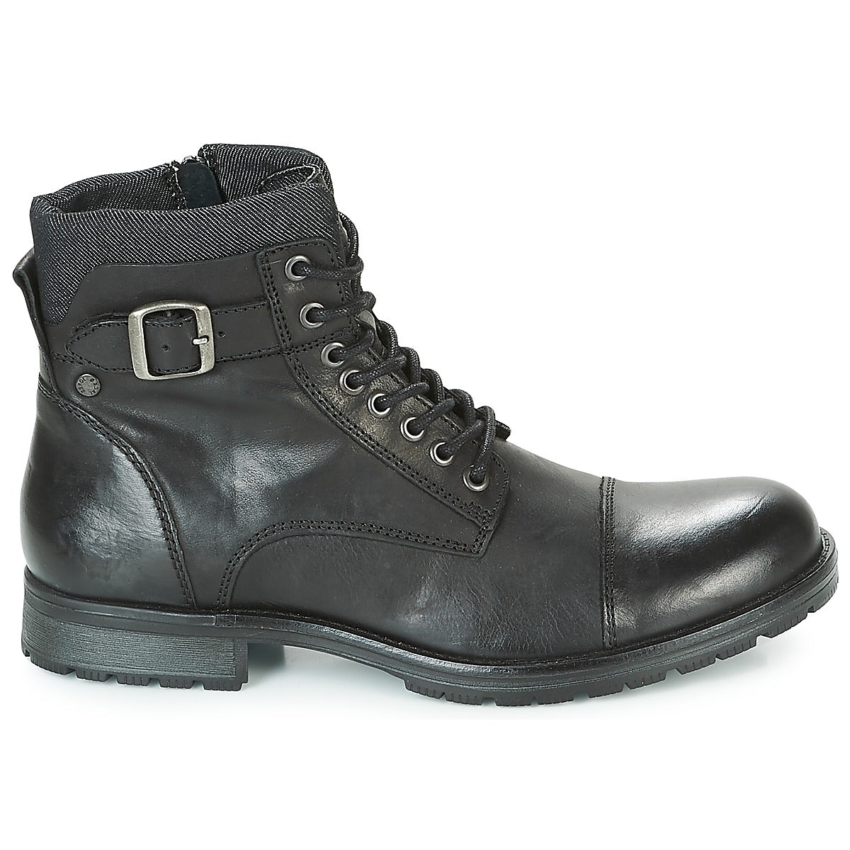 Stivaletti Uomo Jack & Jones ALBANY LEATHER Nero