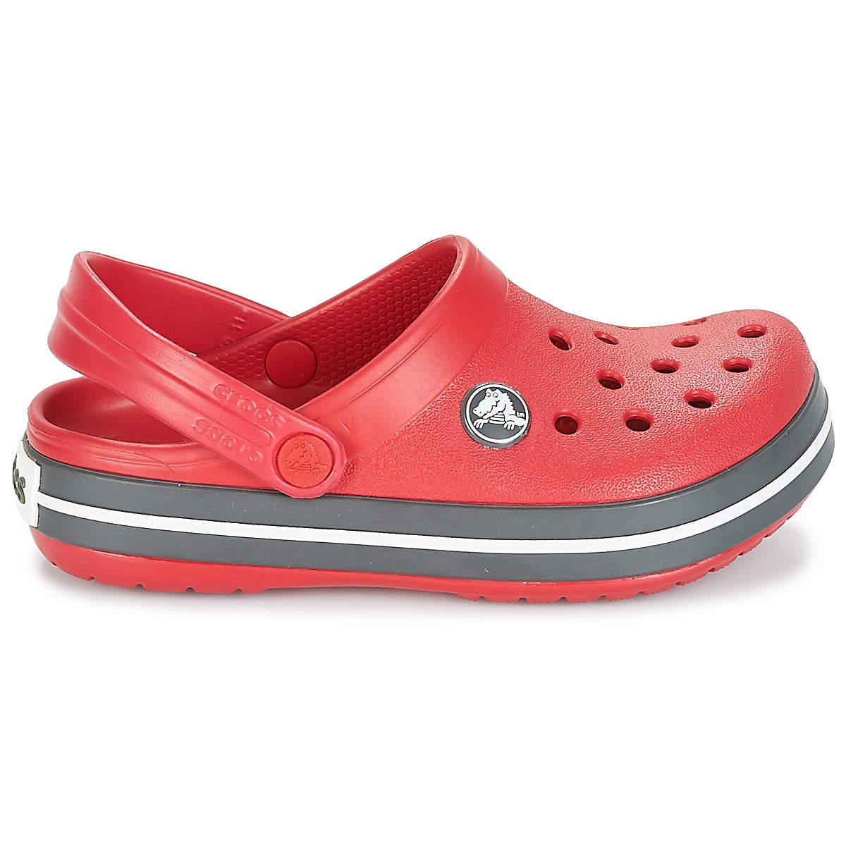 Scarpe bambini ragazza Crocs CROCBAND CLOG KIDS Rosso