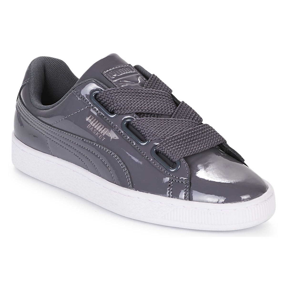 Sneakers basse Donna Puma WN BASKET HEART PATENT.IRO Grigio