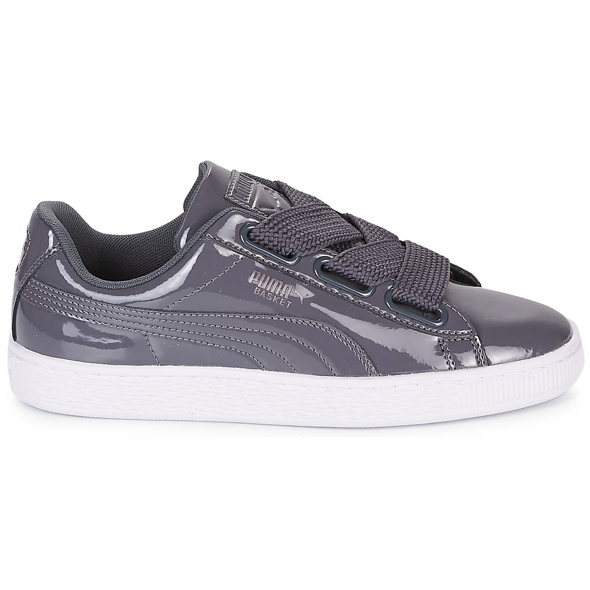 Sneakers basse Donna Puma WN BASKET HEART PATENT.IRO Grigio