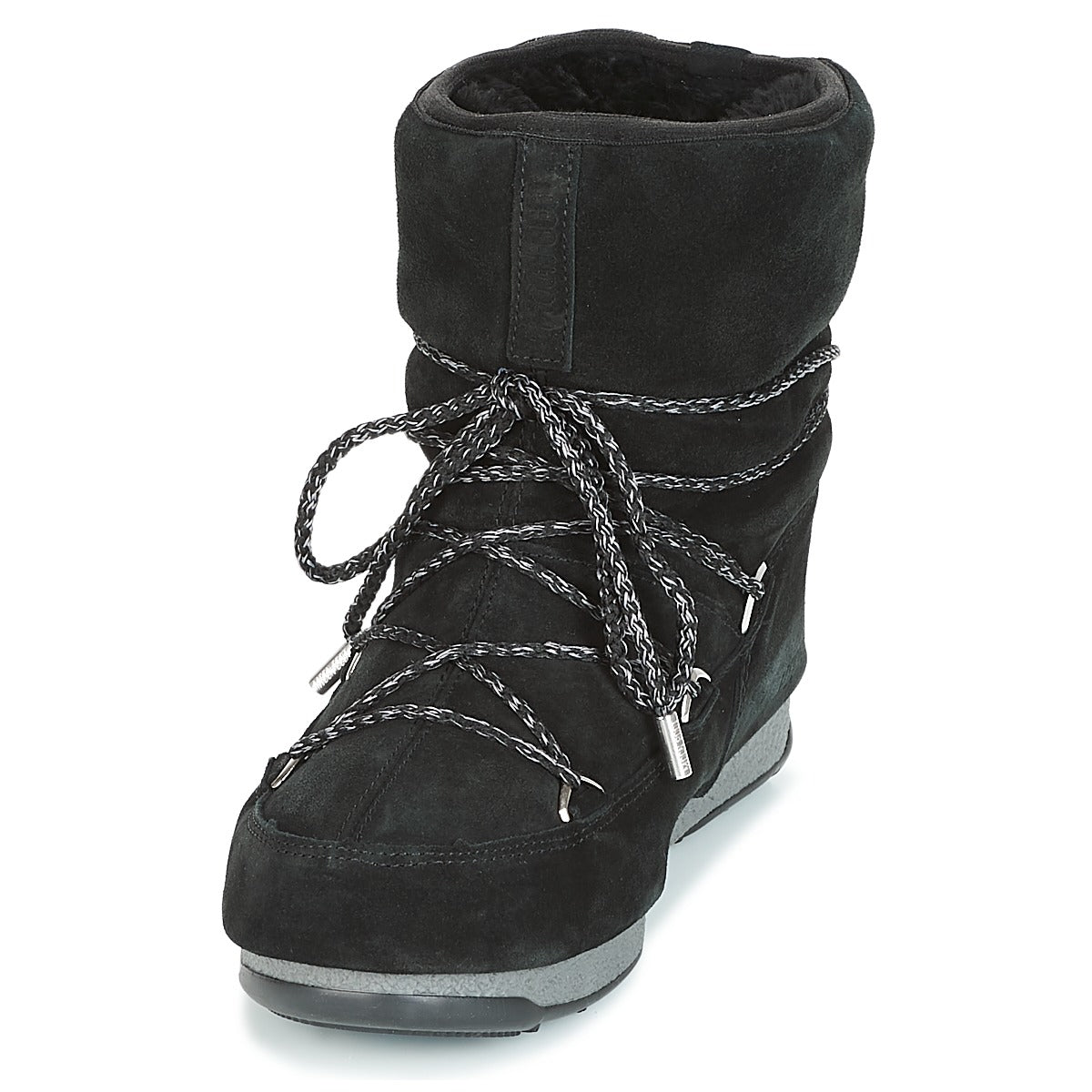 Scarpe da neve Donna Moon Boot LOW SUEDE WP Nero