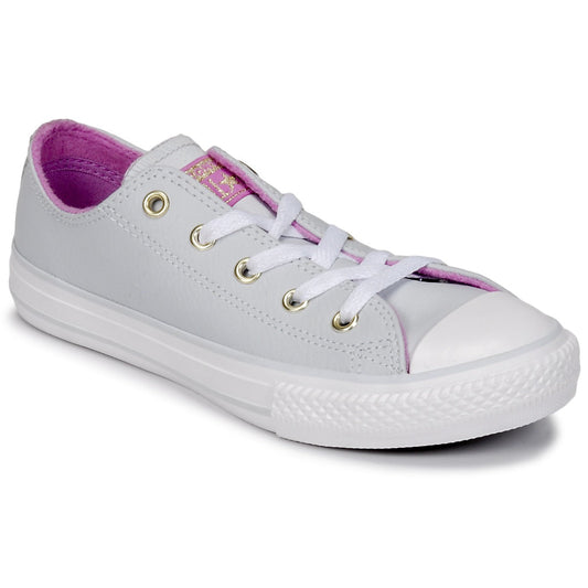 Scarpe bambini ragazza Converse CHUCK TAYLOR ALL STAR HI Argento