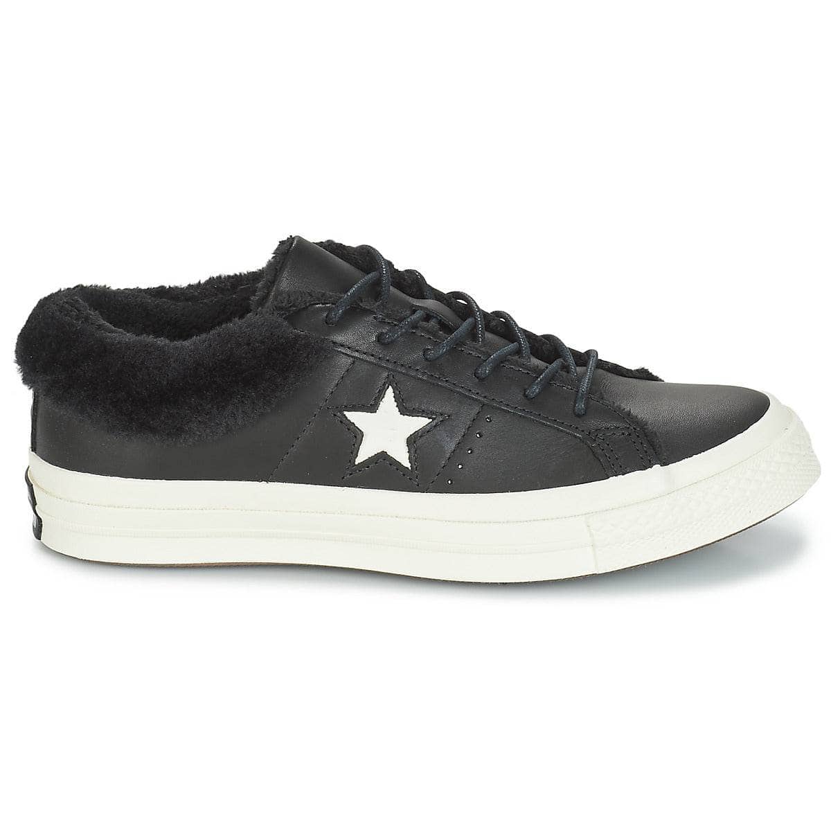 Sneakers basse Donna Converse ONE STAR LEATHER OX Nero