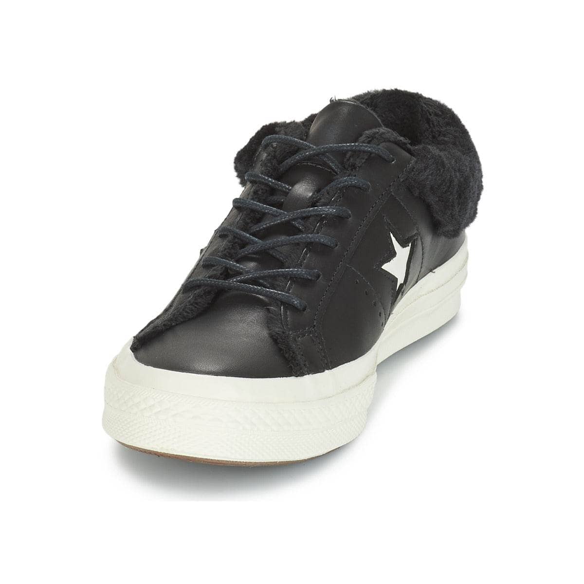 Sneakers basse Donna Converse ONE STAR LEATHER OX Nero