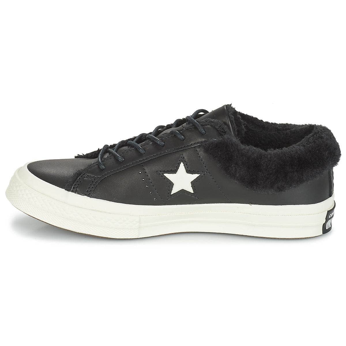 Sneakers basse Donna Converse ONE STAR LEATHER OX Nero
