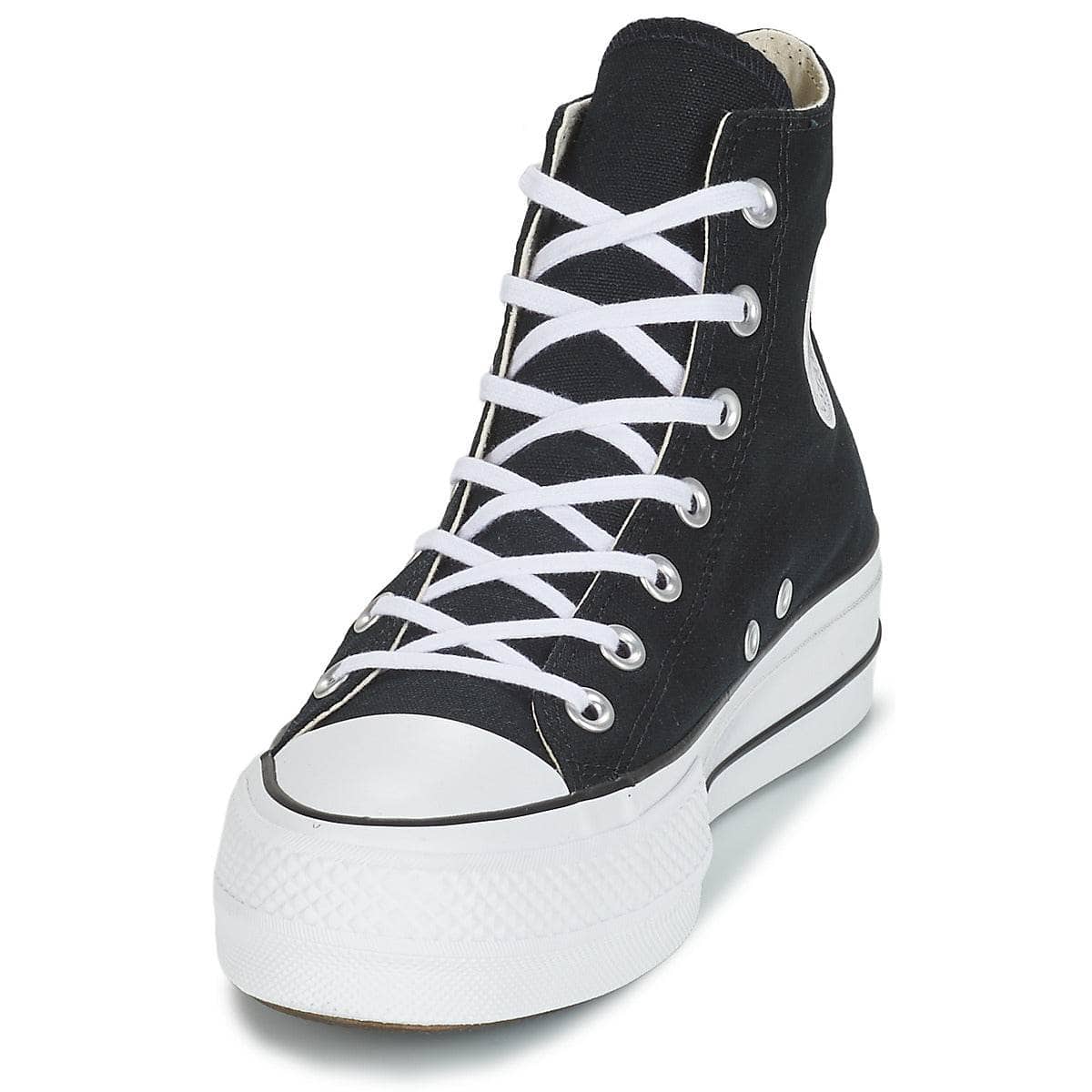 Sneakers alte Donna Converse CHUCK TAYLOR ALL STAR LIFT CANVAS HI Nero