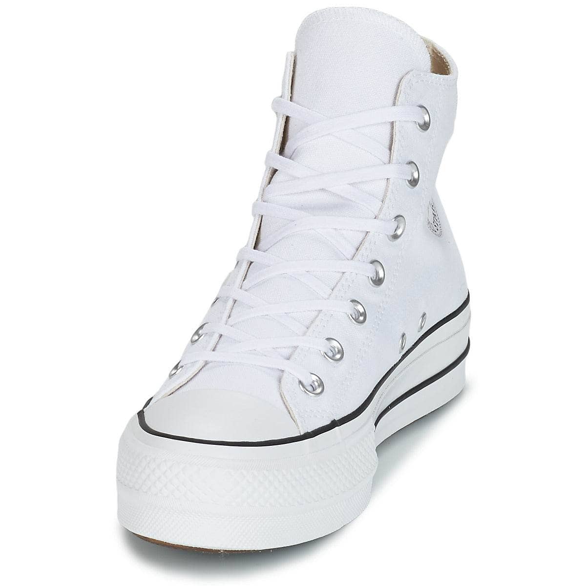 Sneakers alte Donna Converse CHUCK TAYLOR ALL STAR LIFT CANVAS HI Bianco