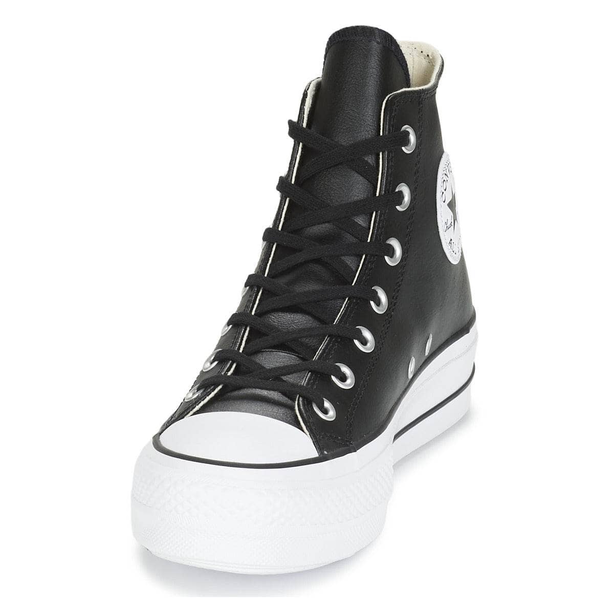 Sneakers alte Donna Converse CHUCK TAYLOR ALL STAR LIFT CLEAN LEATHER HI Nero