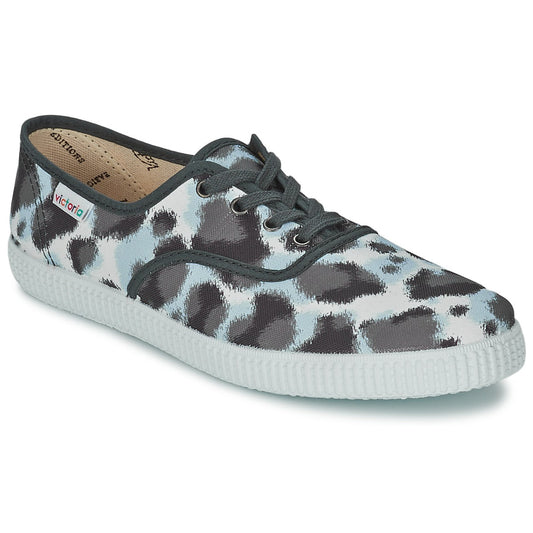 Sneakers basse Donna Victoria INGLESA ESTAMP HUELLA TIGRE Grigio