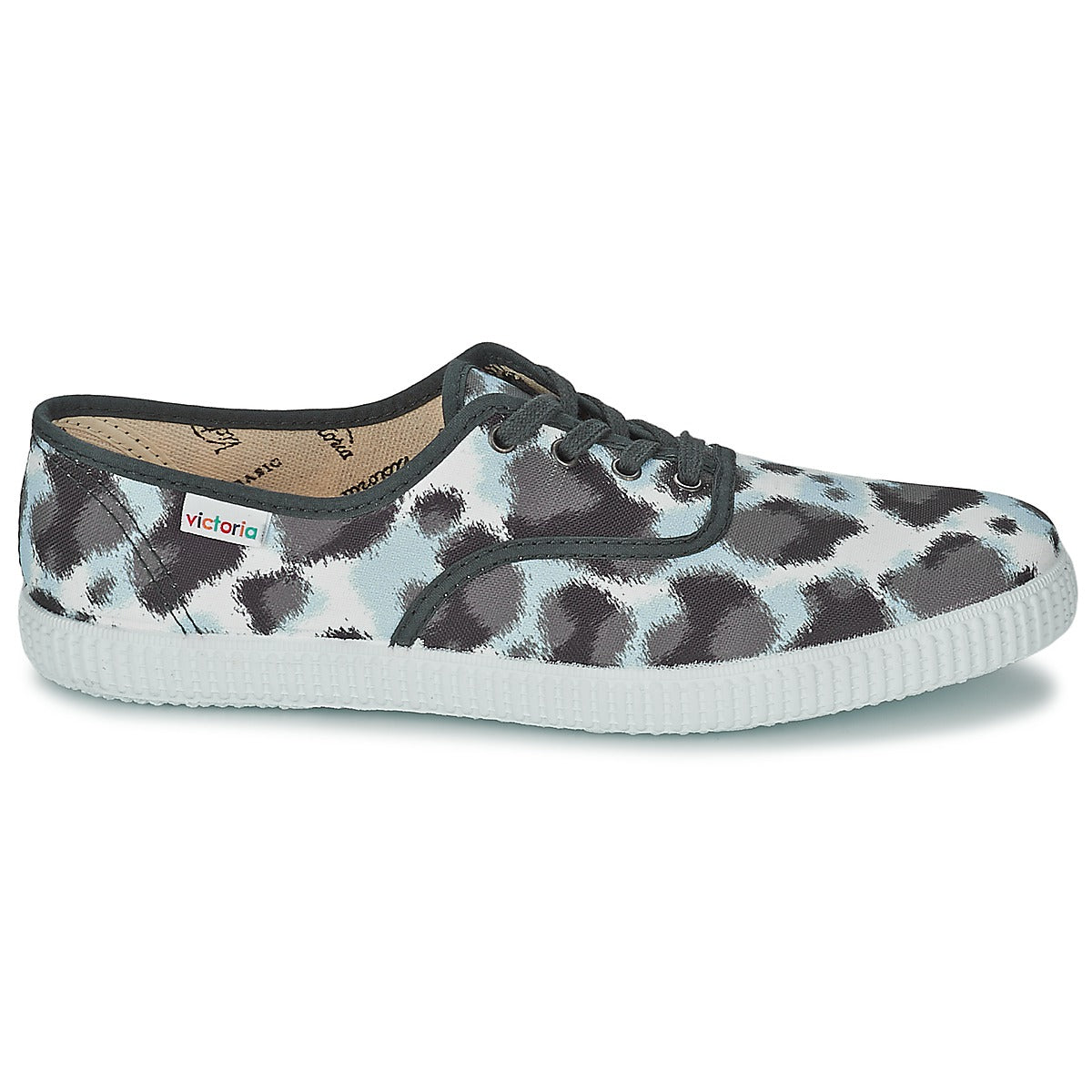 Sneakers basse Donna Victoria INGLESA ESTAMP HUELLA TIGRE Grigio