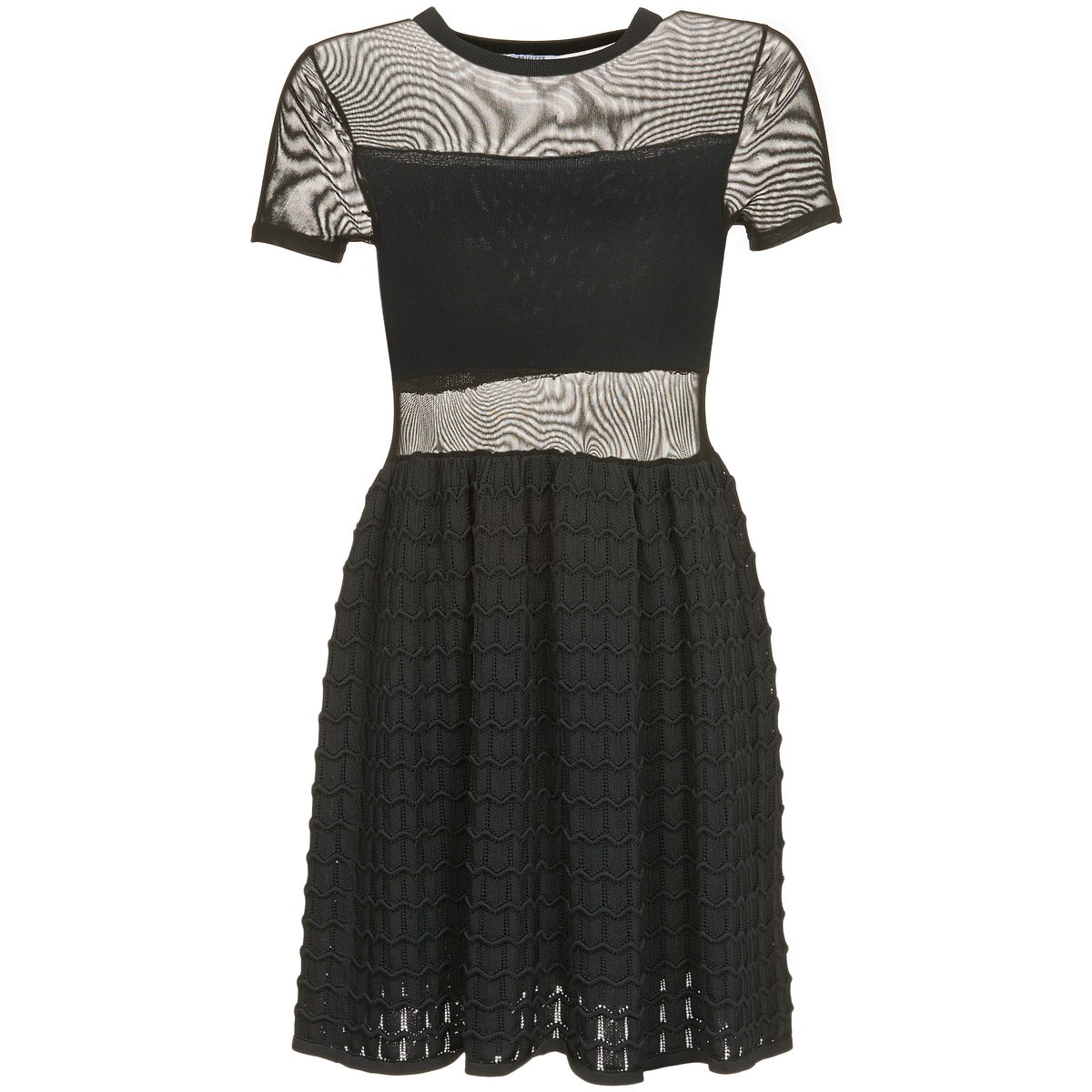 Abito corto Donna Brigitte Bardot ALBERTINE Nero