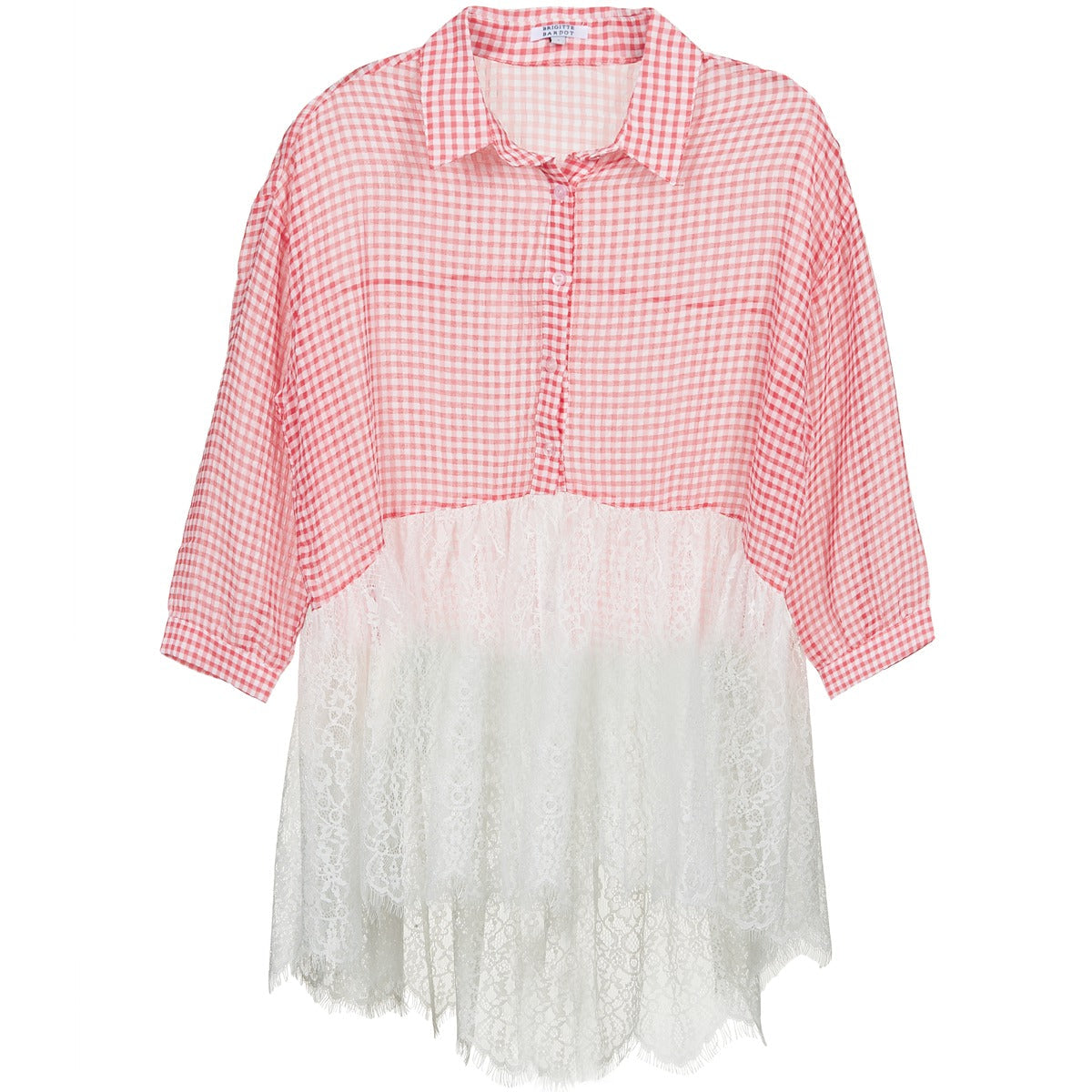 Camicia Donna Brigitte Bardot AMBRE Rosso