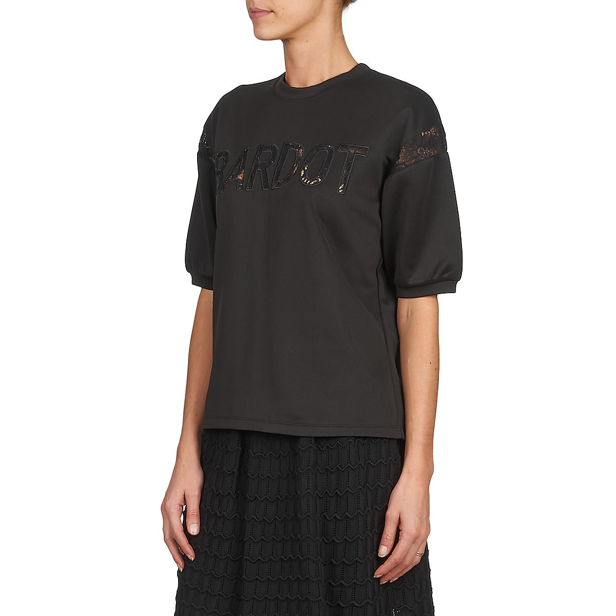 Felpa Donna Brigitte Bardot ANDREE Nero