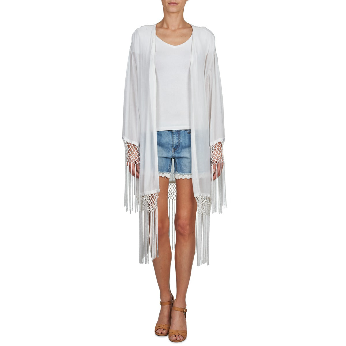 Gilet / Cardigan Donna Brigitte Bardot ANTOINETTE Bianco