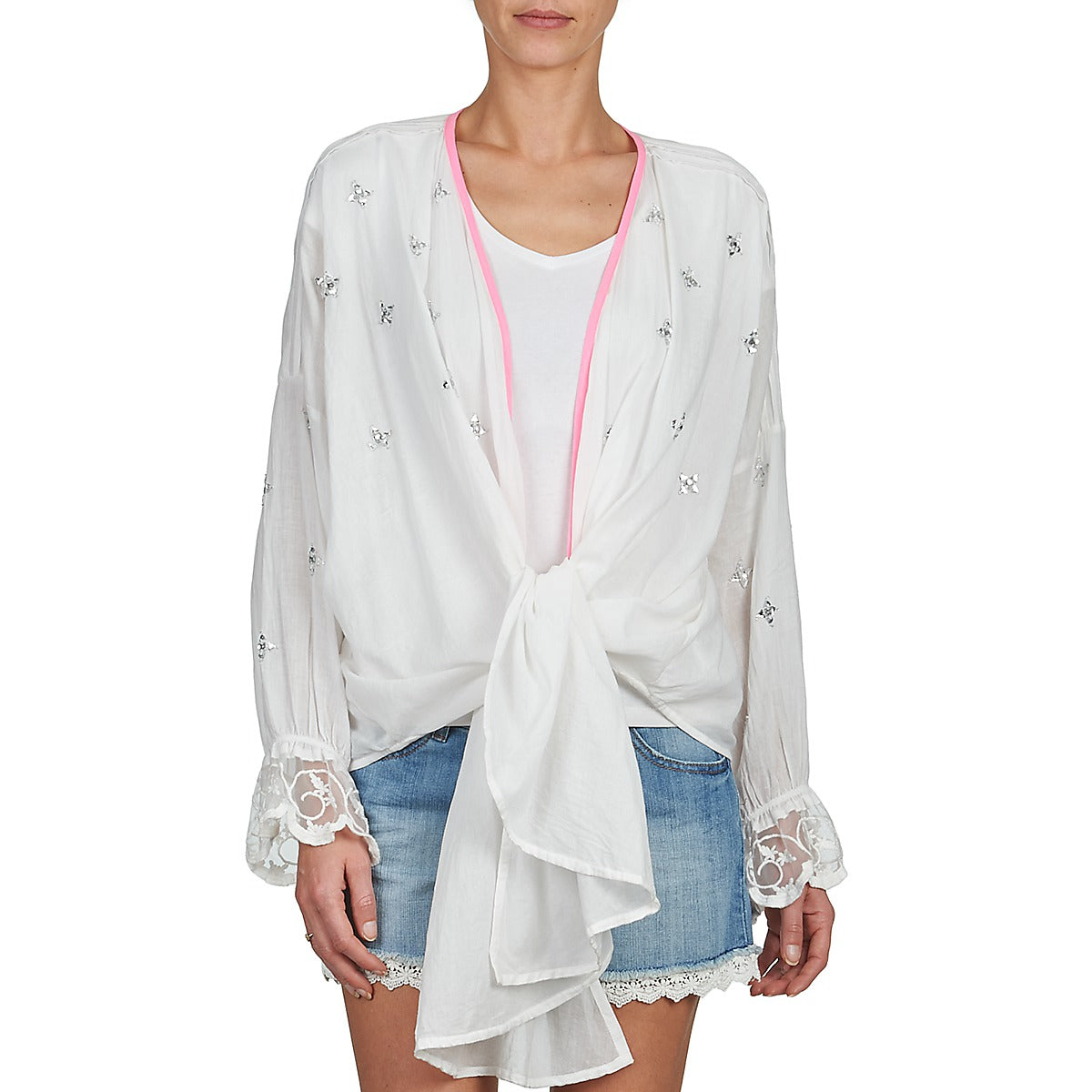 Gilet / Cardigan Donna Brigitte Bardot APOLLINE Bianco