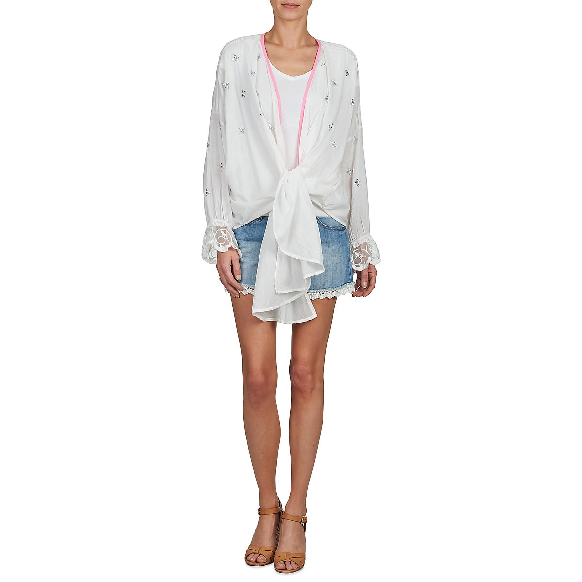 Gilet / Cardigan Donna Brigitte Bardot APOLLINE Bianco