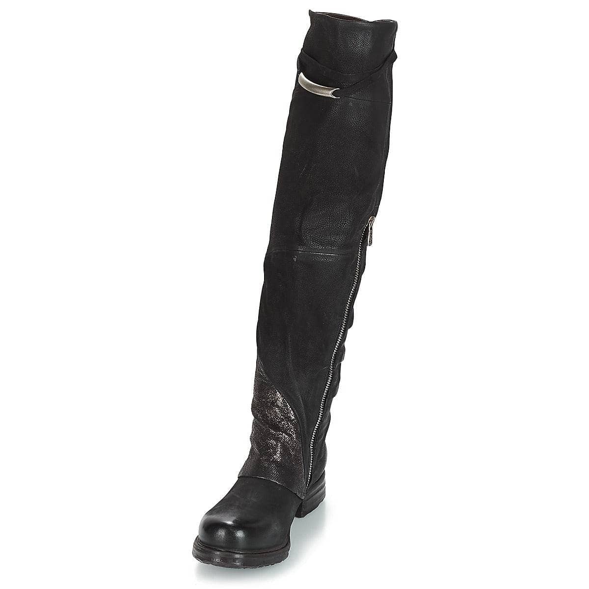 Stivali a metà coscia Donna Airstep / A.S.98 SAINT EC PATCH Nero