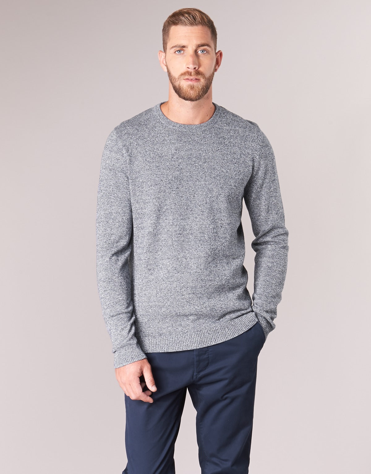 Maglione Uomo Jack & Jones  JJEBASIC  Grigio