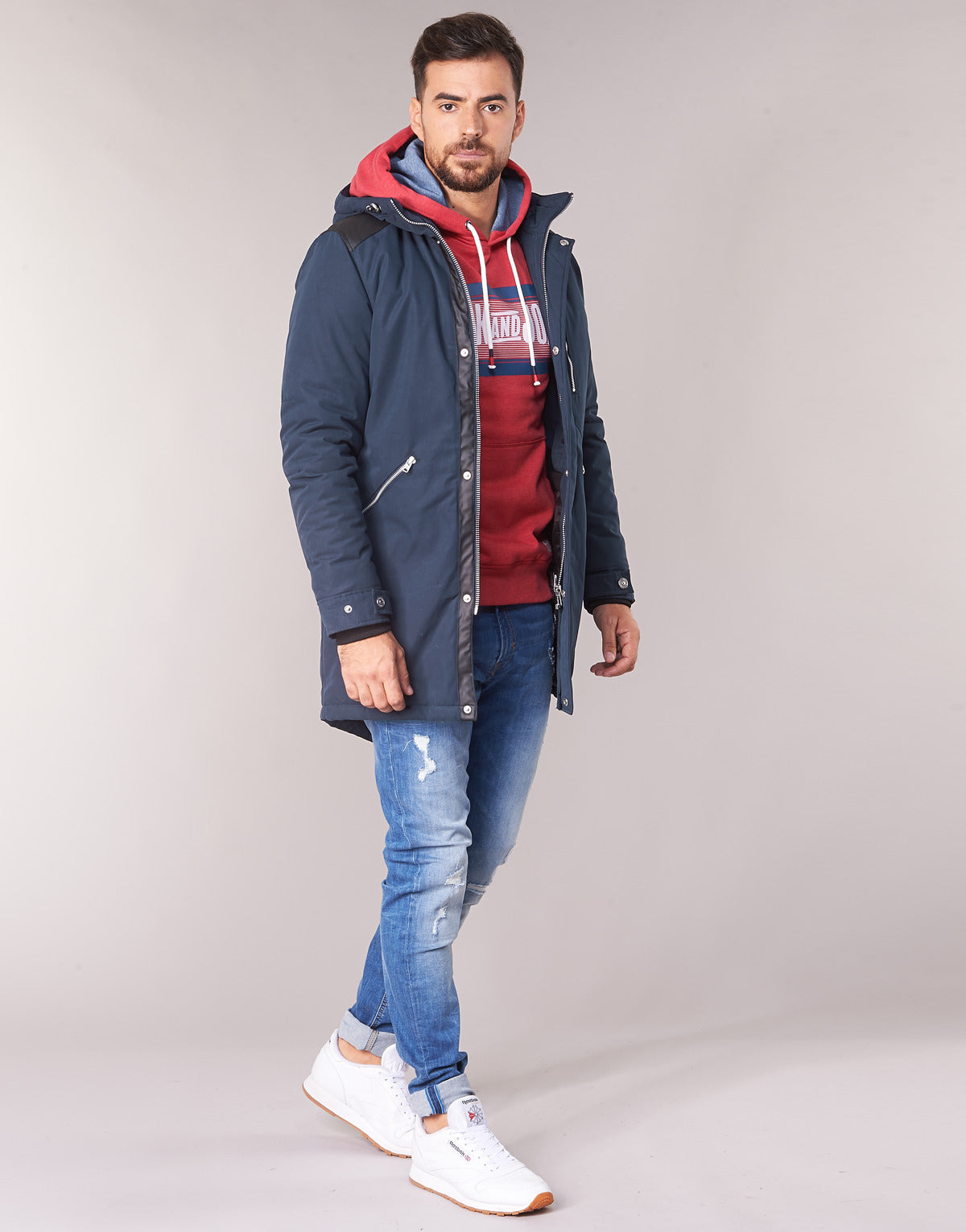 Parka Uomo Jack & Jones  JCOFIGURES  Blu