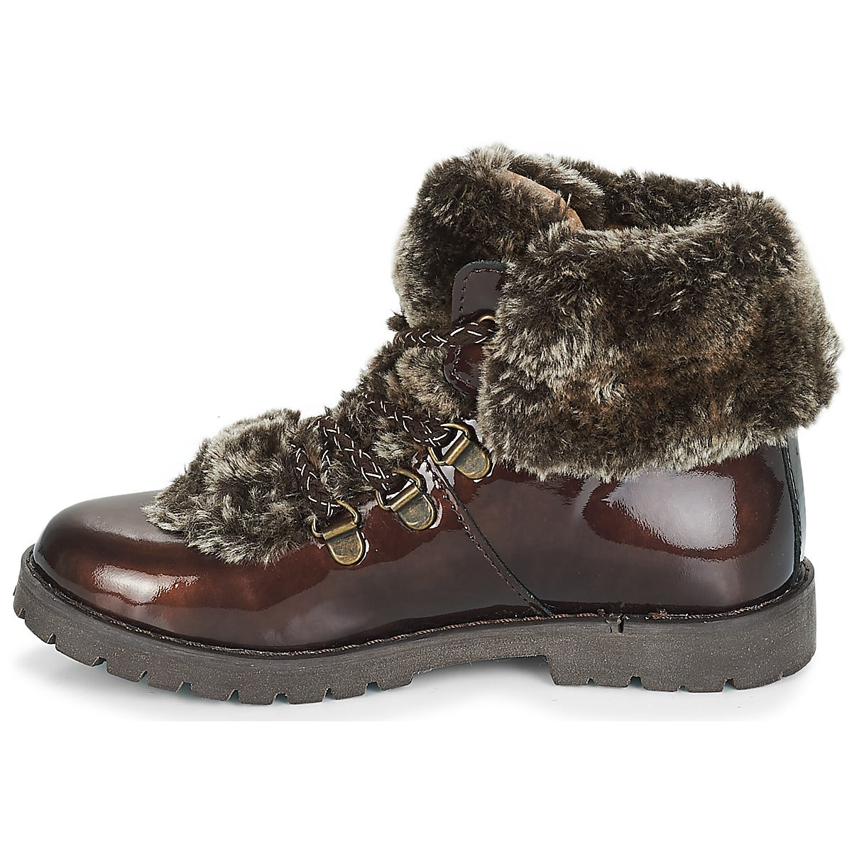 Stivaletti bambini ragazza Citrouille et Compagnie JITTER Marrone