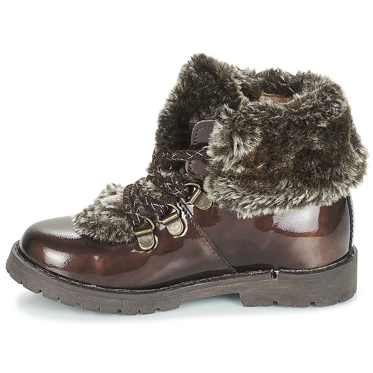 Stivaletti bambini ragazza Citrouille et Compagnie JITTER Marrone