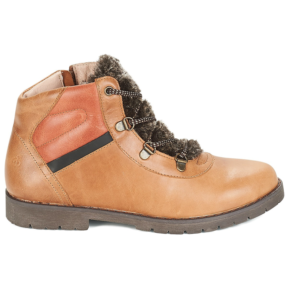 Stivaletti bambini ragazzo Citrouille et Compagnie JODILAEM Marrone