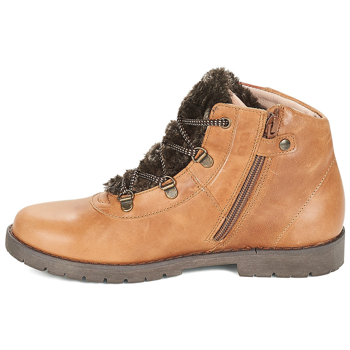 Stivaletti bambini ragazzo Citrouille et Compagnie JODILAEM Marrone