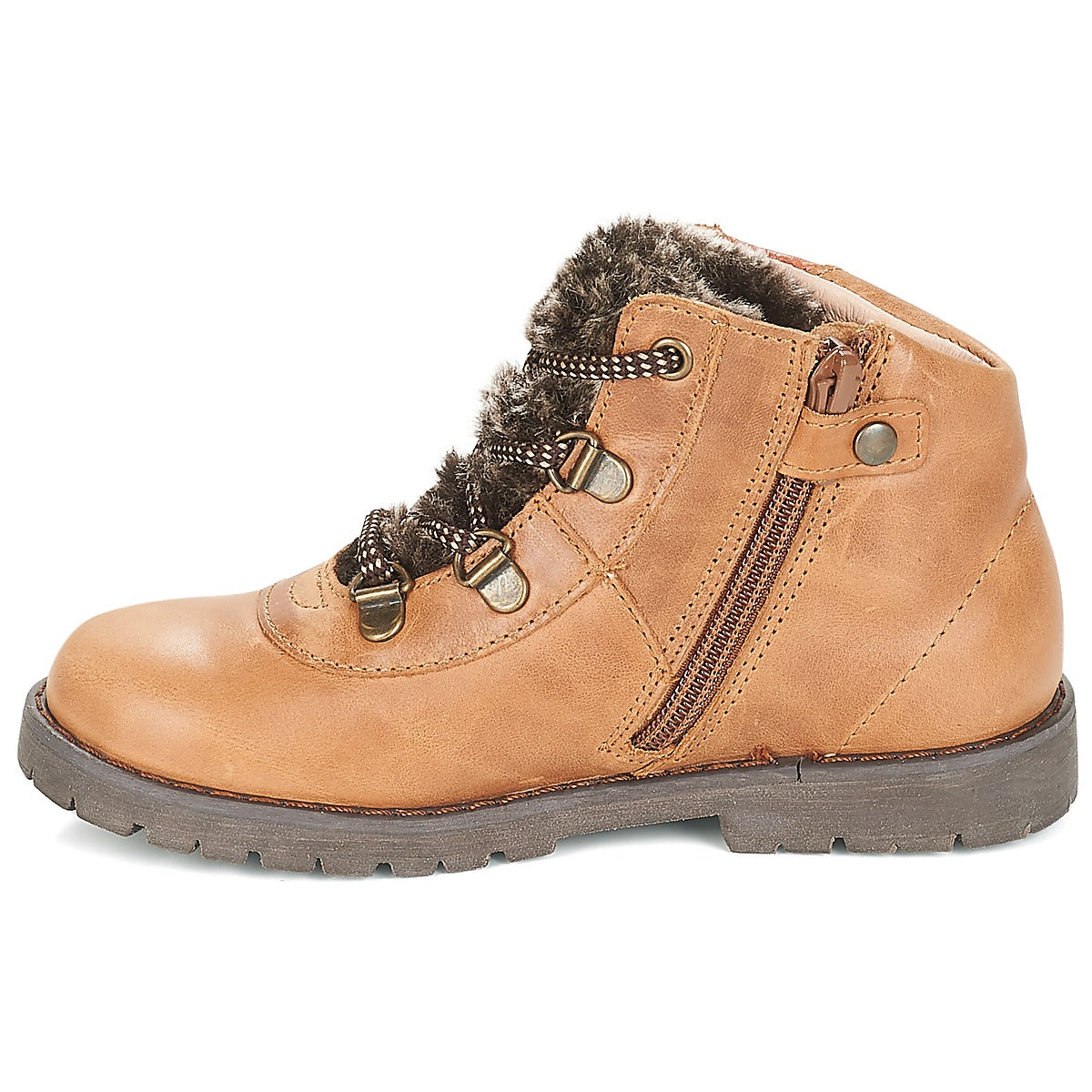 Stivaletti bambini ragazzo Citrouille et Compagnie JODILAEM Marrone