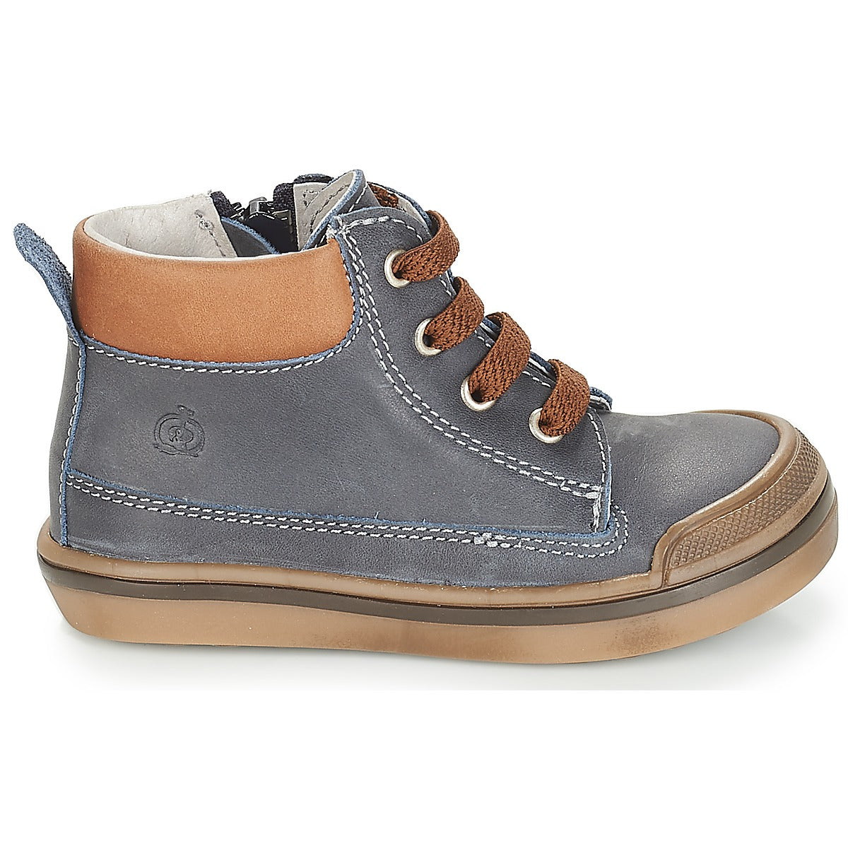 Stivaletti bambini ragazzo Citrouille et Compagnie JIK Blu