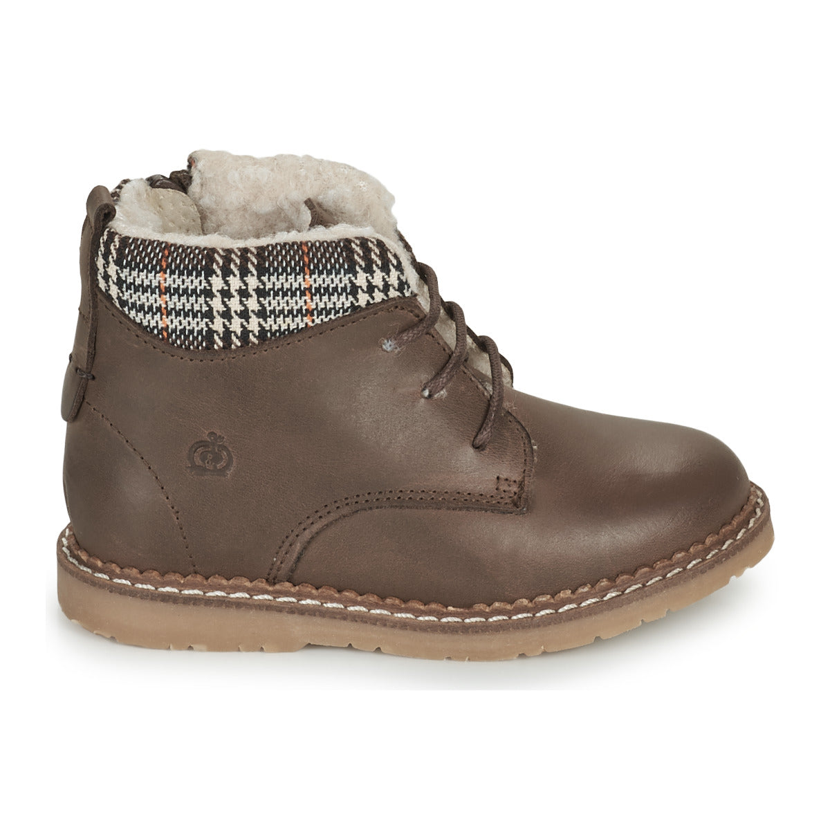 Stivaletti bambini ragazzo Citrouille et Compagnie JAMBOUT Marrone