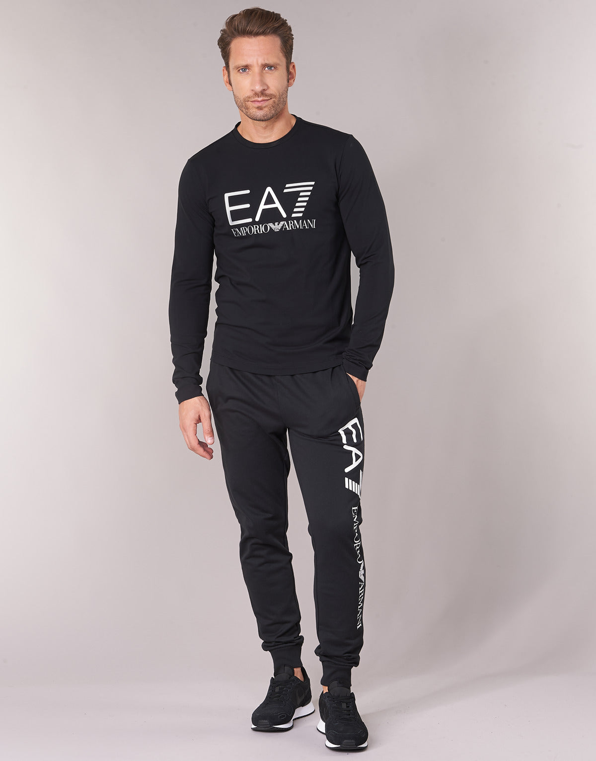 Pantaloni Sportivi Uomo Emporio Armani EA7 TRAIN TRITONAL M PANTS CH BR Nero