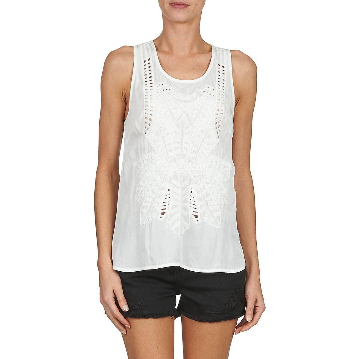 Top Donna See U Soon CHELSEA Bianco