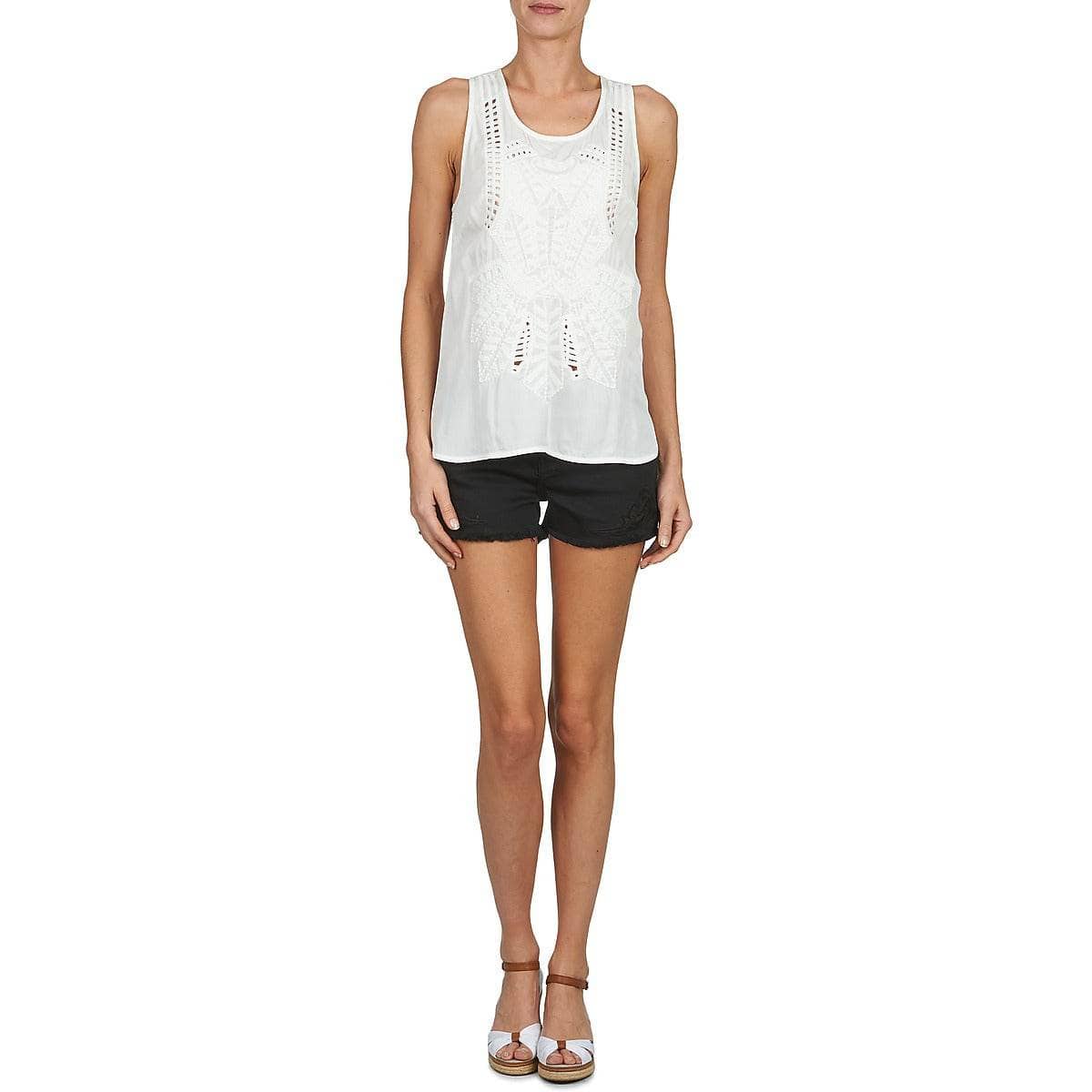 Top Donna See U Soon CHELSEA Bianco